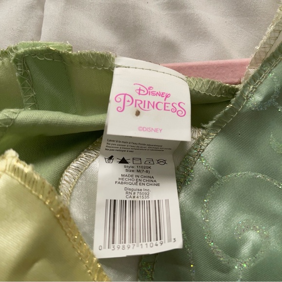 Disney Tiana and the Frog Costume - Size Medium (7/8) Girls - Picture 13 of 13